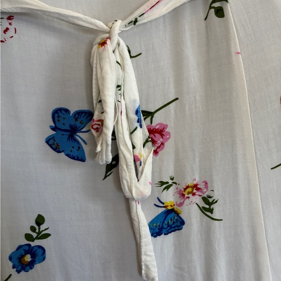 Venus Floral Sleeveless White Maxi Dress Size 8 - Picture 15 of 15